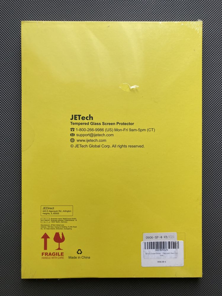 JETech for iPad 10.9/11 Inch Tempered Glass Screen Protector