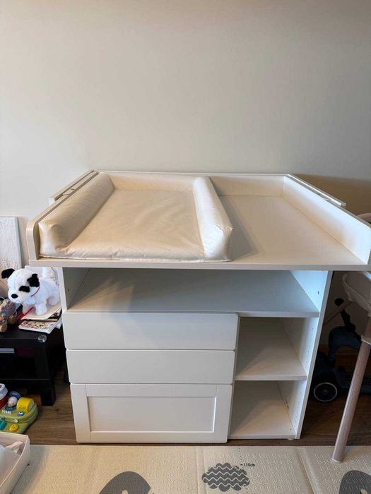Stół do przewijania IKEA Smastad Używany + mata