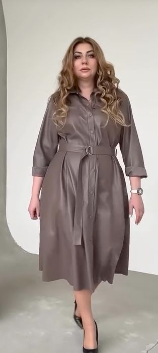 Сукня з преміальної еко шкіри