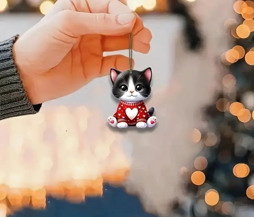 Drewniane Zawieszki 6szt