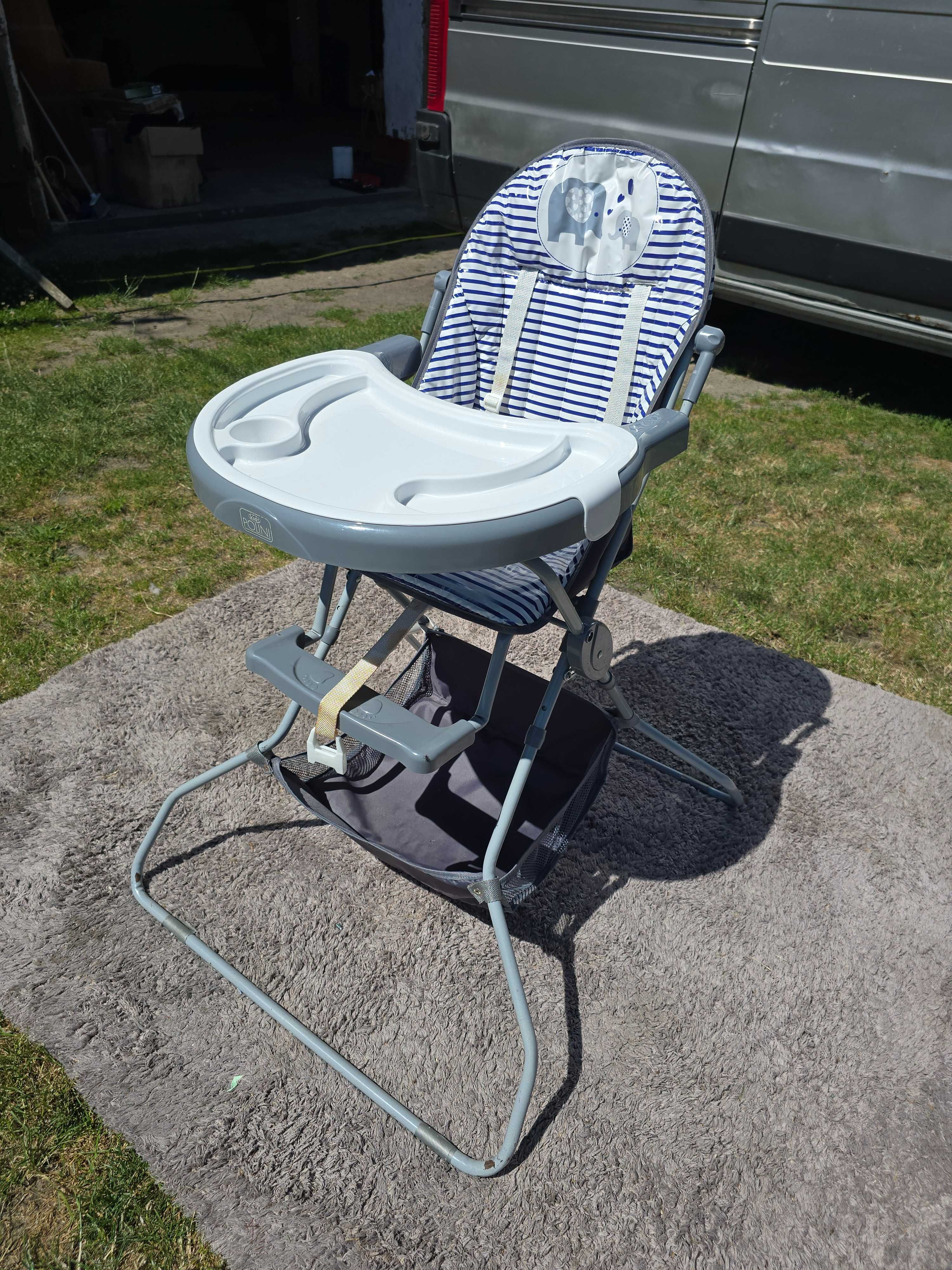 Krzesełko do karmienia Kids Polini w bardzo dobrym stanie