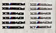 Емблема шильдик значок BMW X3 X5 X6 X7 M 50d i 40d i