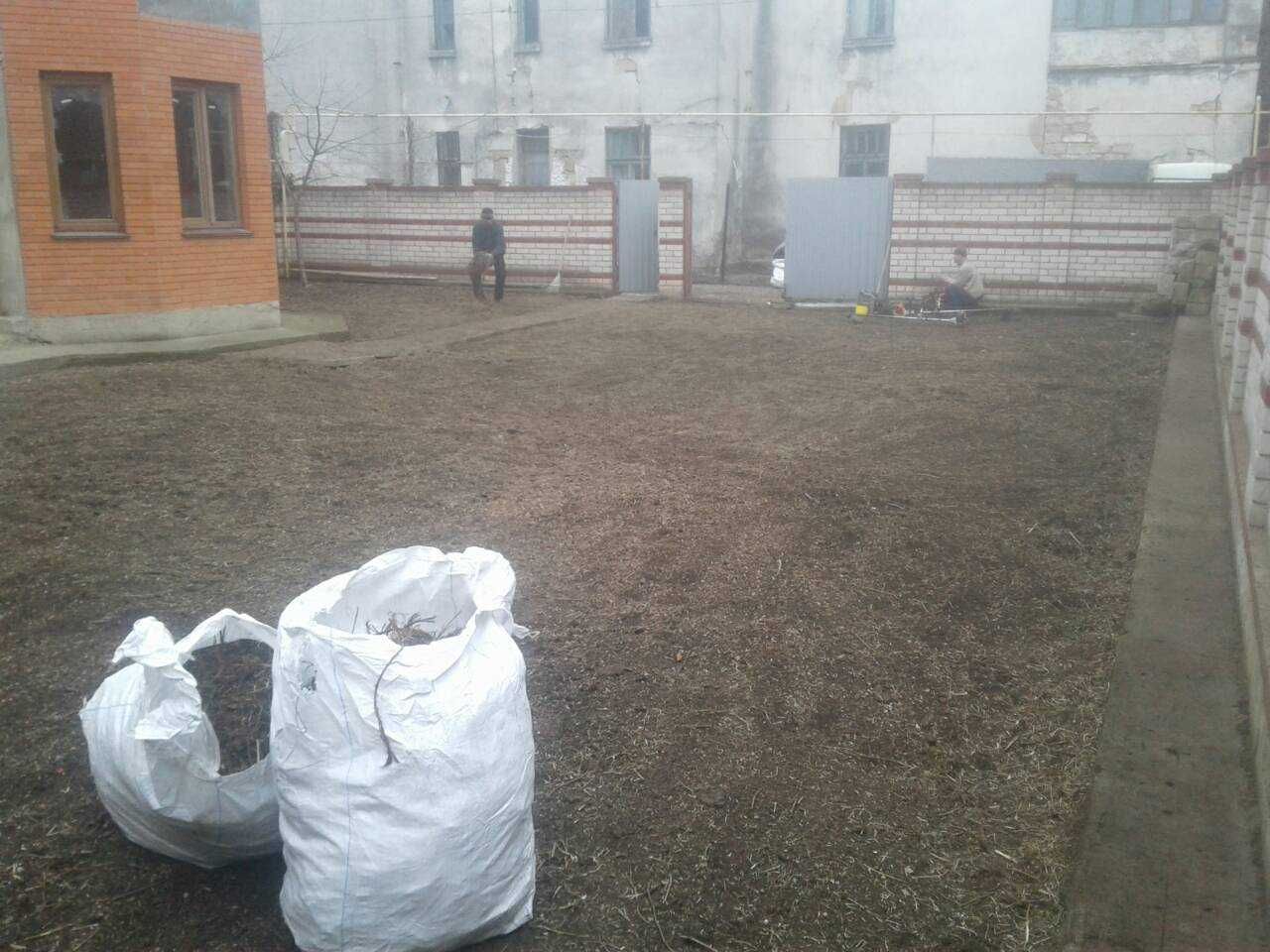 Расчистка уборка запущенных участков обрезка сада