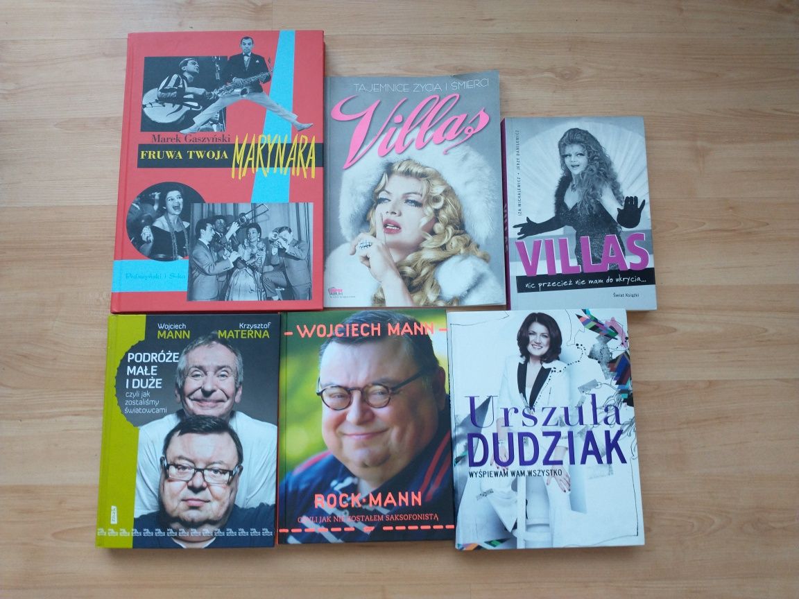 12 książek biografie, wywiady, Mann, Czubaszek, Villas