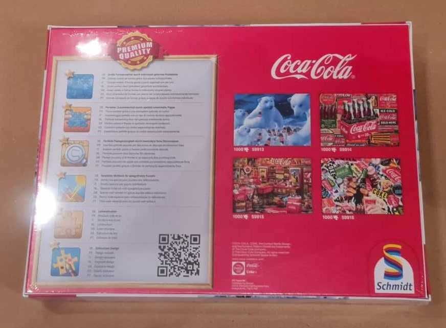 Puzzle Schmidt Coca Cola 1000el. Nowe
