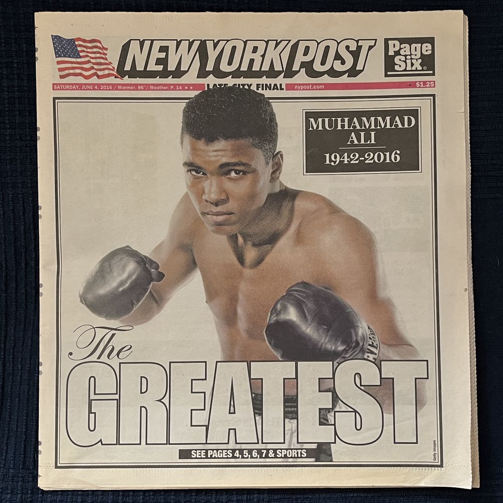 Muhammad Ali - Artykuł z New York Post