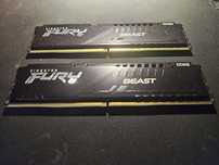 Pamięć RAM DDR5 16 GB Kingston Fury Beast 2x8 GB 4800 MHz DIMM do PC