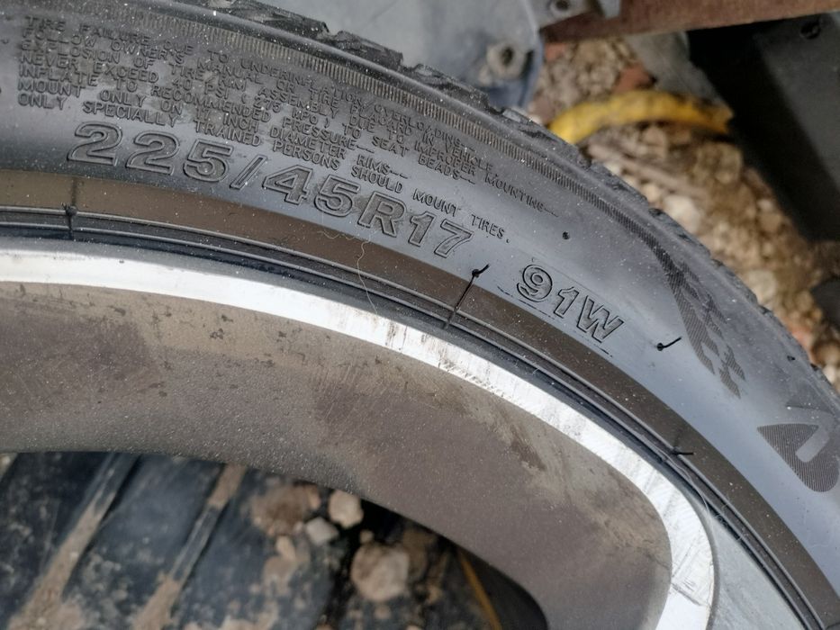 Jantes  mercedes CLA 225x45x17 5x112