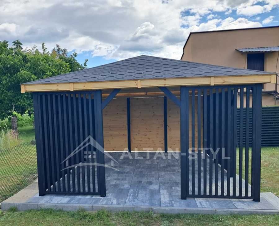 Altany,altanki, wiaty, altana ogrodowa EMMA 4x5m PRODUCENT