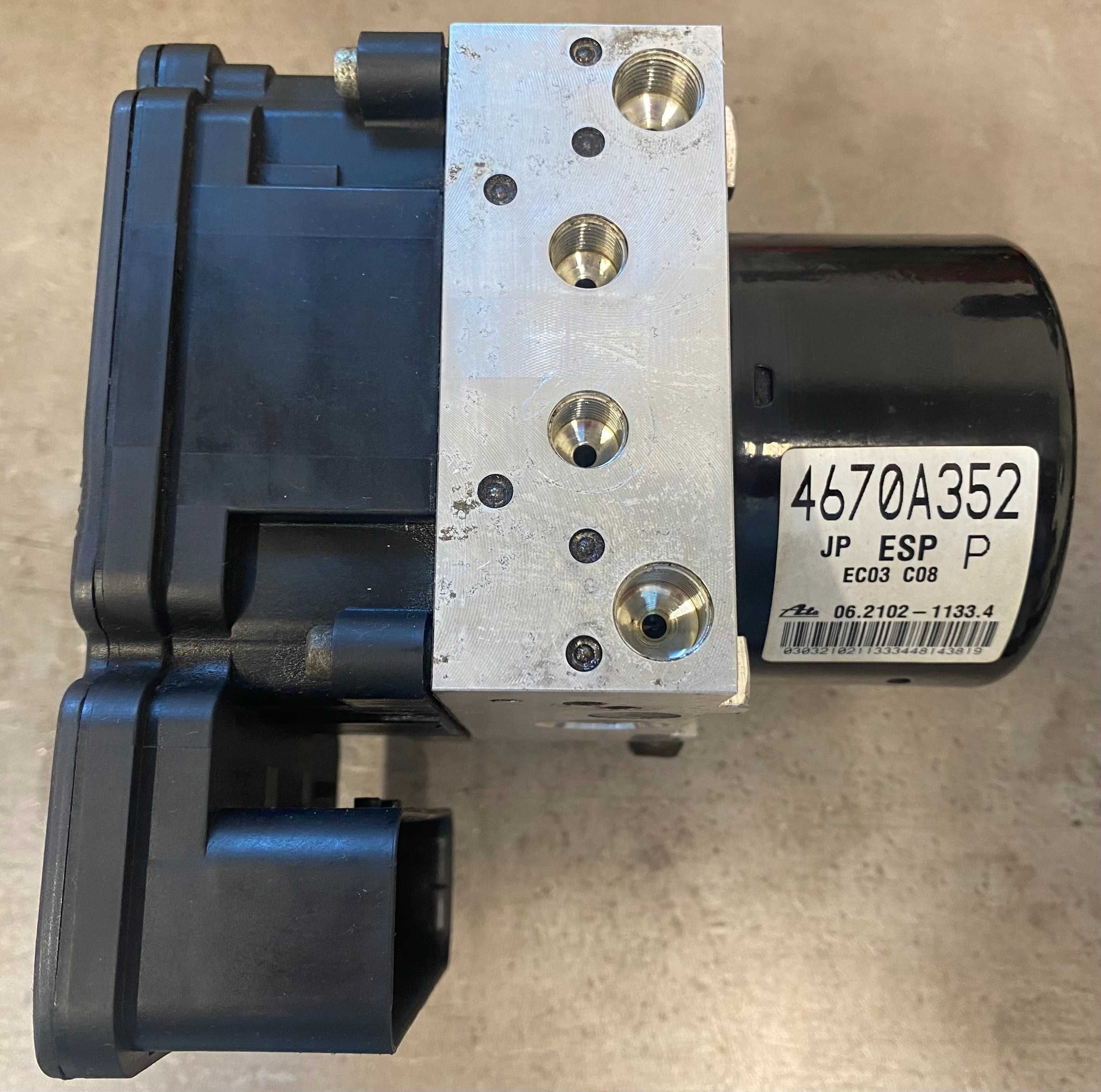 Naprawa sterownika pompy ABS ESP Mitsubishi Lancer 4670A352 i inne