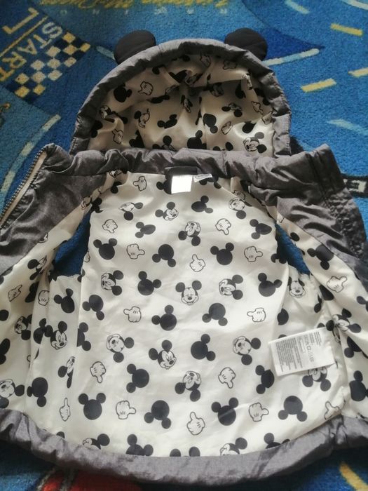 Bezrękawnik kamizelka myszka Miki Mickey hm h&m 68