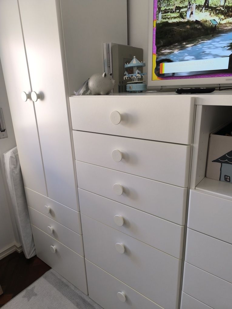 Conjunto de moveis Stuva/Smastad e cabide IKEA