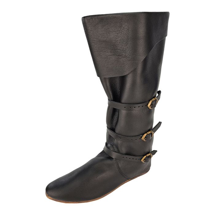 Buty z późnego średniowiecza, czarne -VM