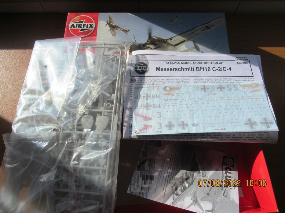 Airfix 1/72 Messerschmitt Bf110C-2/C-4