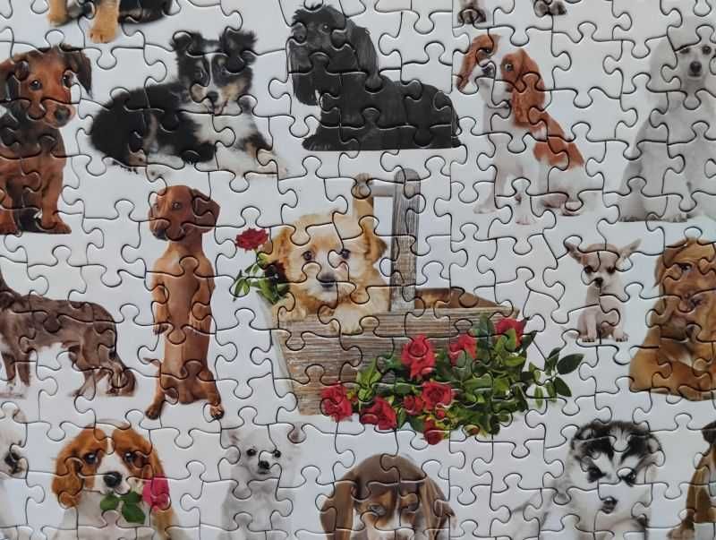 Puzzle Eurographics 2000-Dogs (podzielone na 4x500)