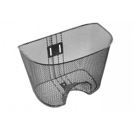 Metalowy koszyk na rower CZARNY PRZECENA - duża ilość