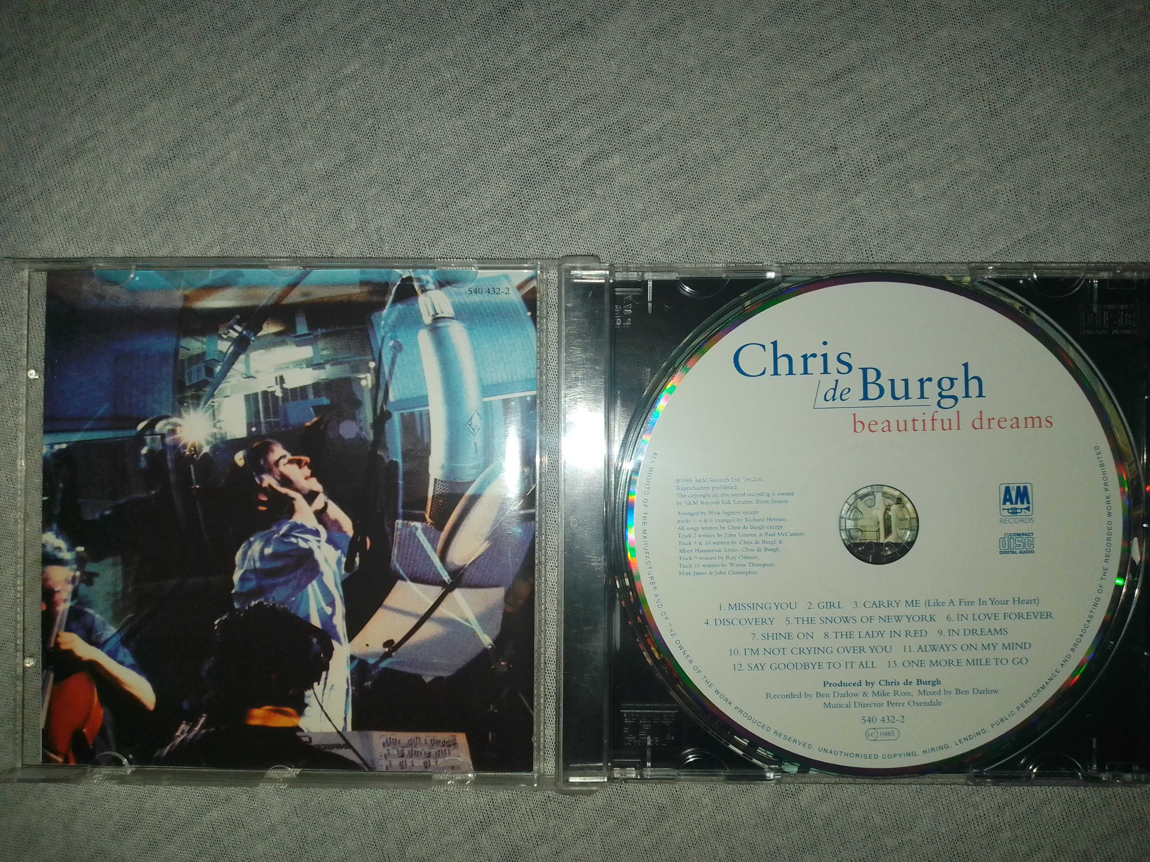 Chris de Burgh "Beautiful Dreams" фирменный CD Made In Germany.