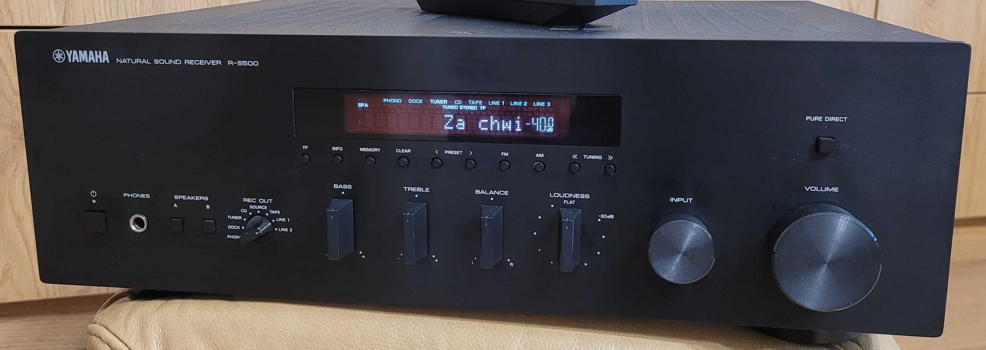 Yamaha R-S500 amplituner stereo z pilotem