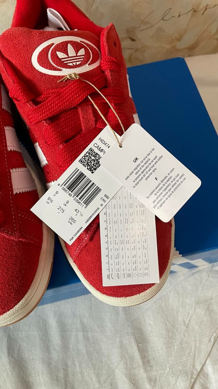 Adidas campus 00s Red. Кроссовки Адидас Кампус красные