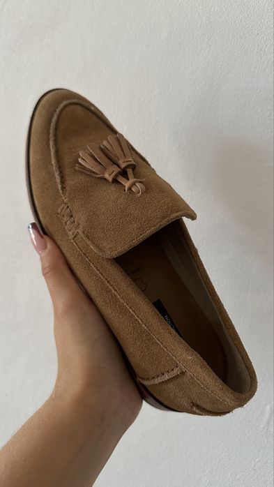 Лофери з натуральної замші