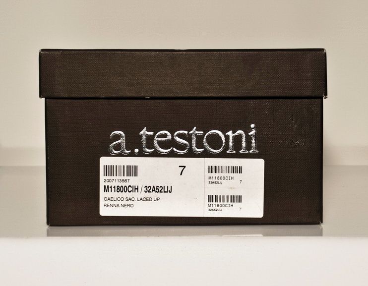 A.Testoni туфли замшевые оригинал размер 7, 27см