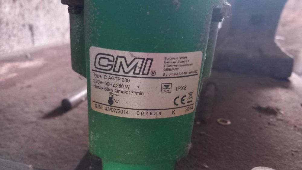 pompa wibracyjna 2 CMI C-AGTP 280