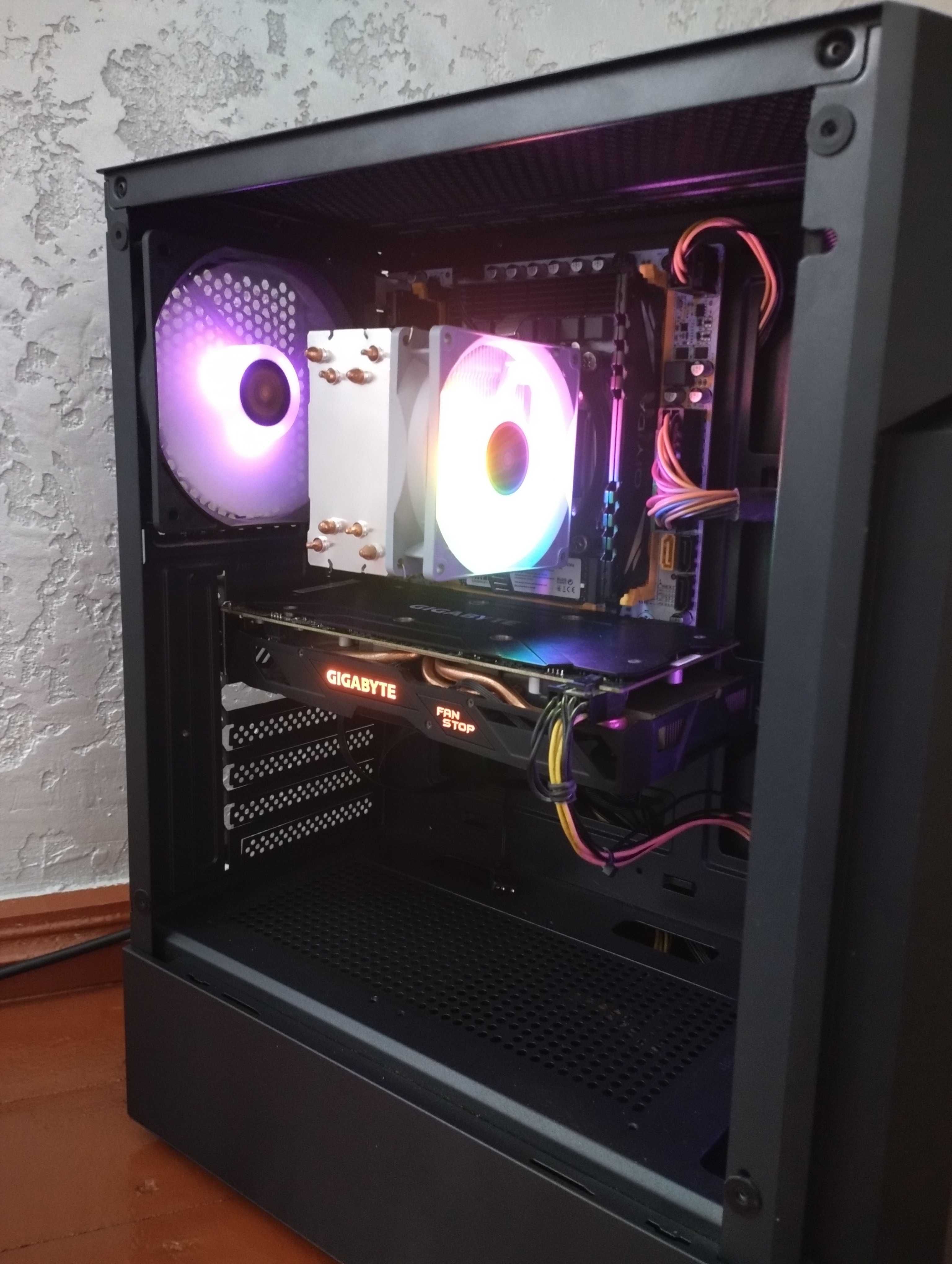Ігровий ПК 10 Ядер/16 GB/RX 580/SSD M2 512Gb ARGB