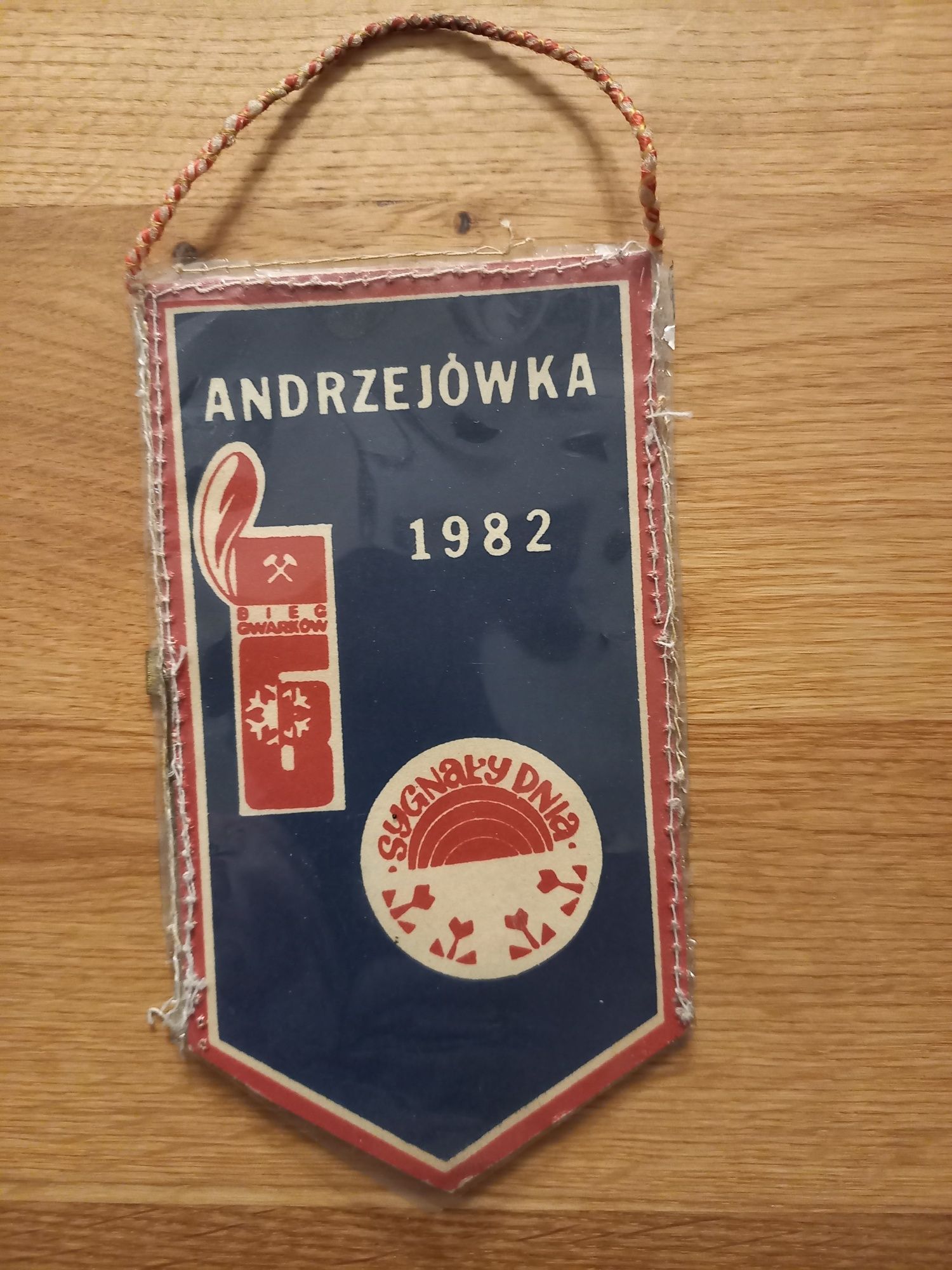 Proporczyk V Bieg Gwarków 1982 Andrzejówka