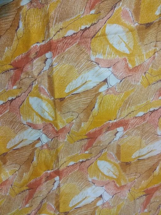 PRL Duże Zasłony z lnem