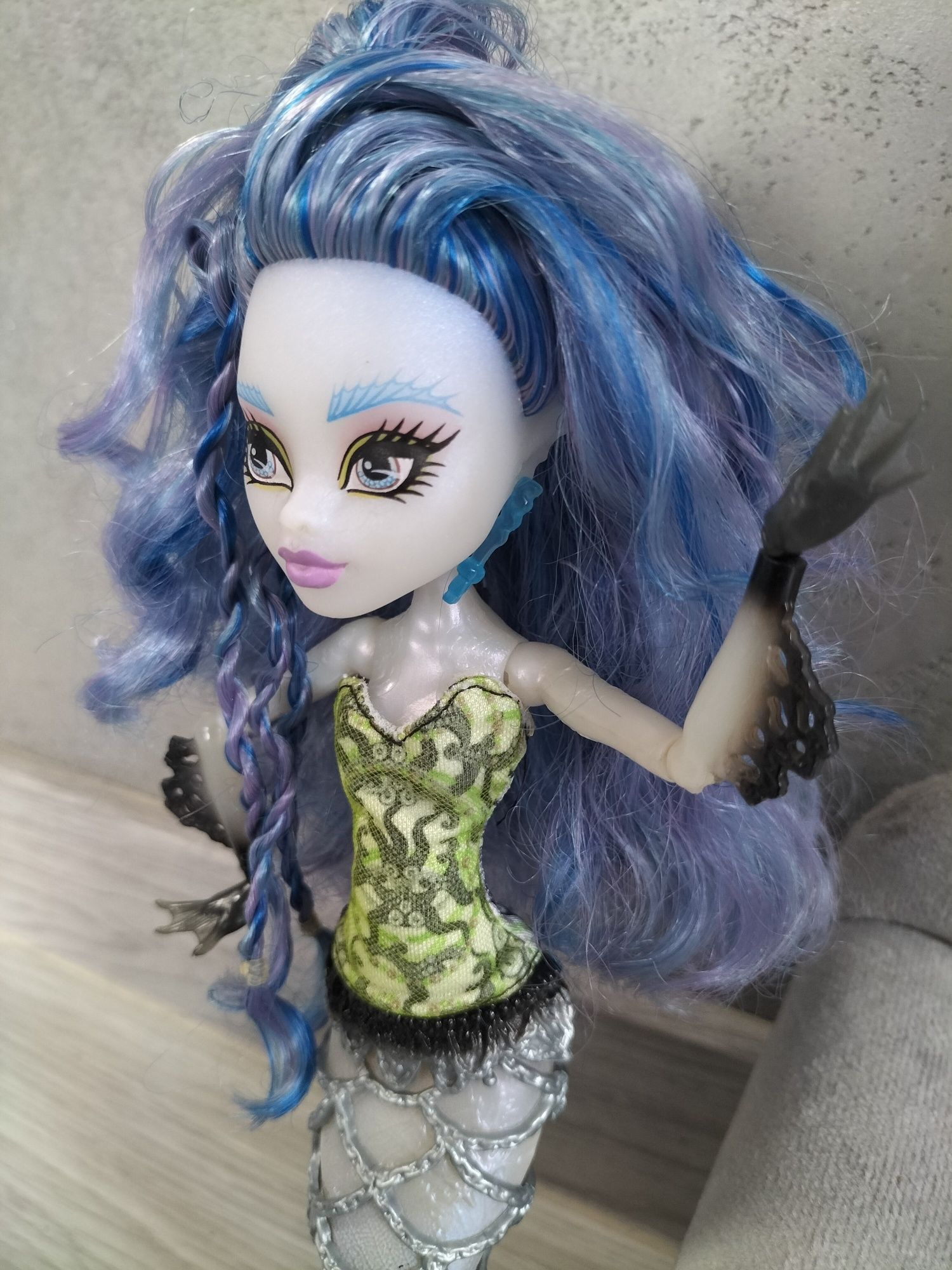 Lalka Monster High Freaky Fusion Sirena Von Boo doll 2013 Mattel