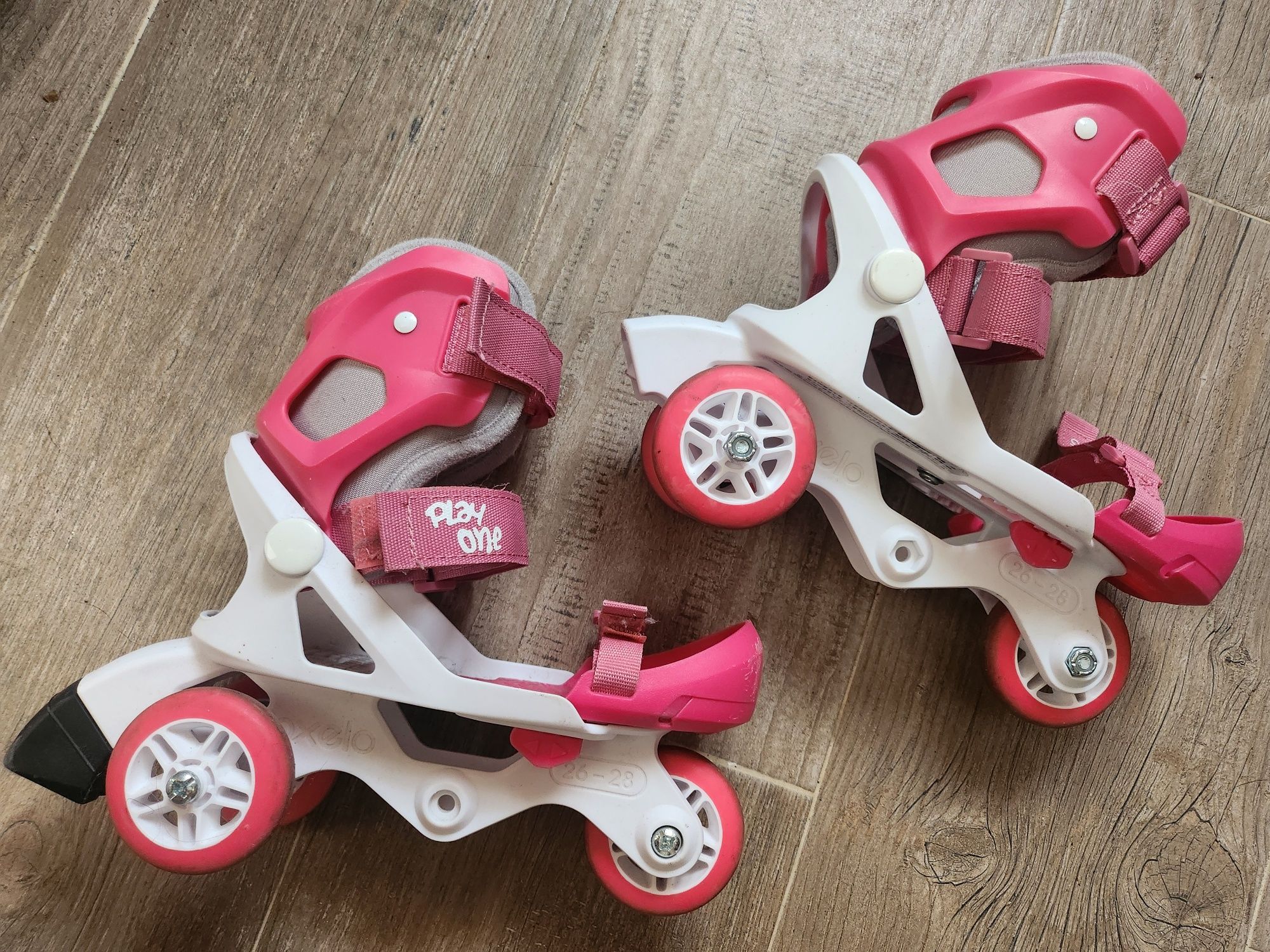Patins em cor de rosa