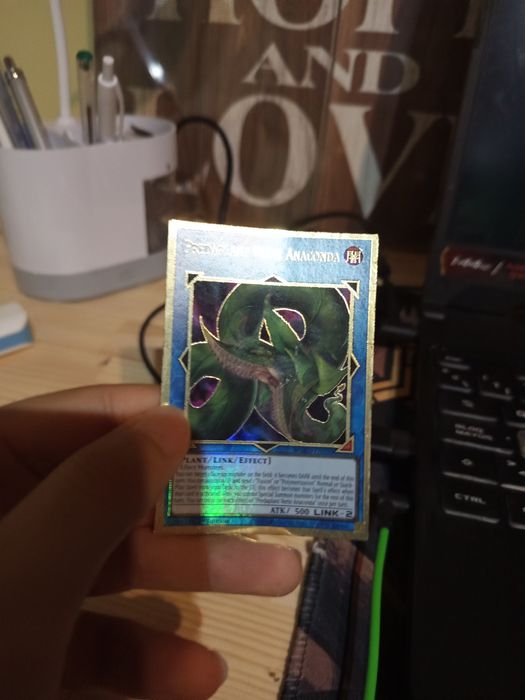 Carta YuGiOh Verte Anaconda