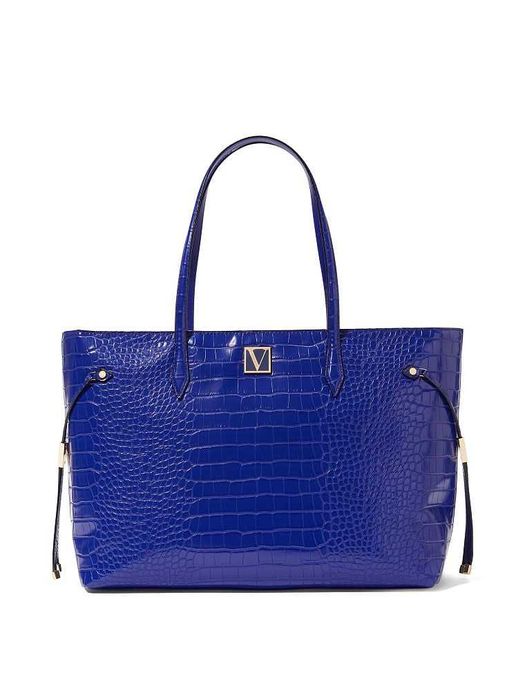 Victoria´s Secret Carryall Tote Sapphire Croc Большая сумка