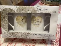 Kubki na prezent Żona idealna, Maz idealny