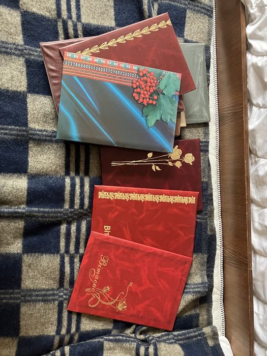 Папки вітальні 10 шт