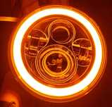 Ява Иж Фара 7" светодиод LED Н4 Планета Юпитер ВАЗ ГАЗ УАЗ ЗАЗ