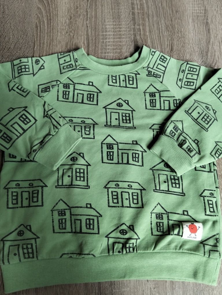 Komplet dres chłopięcy 98 domki