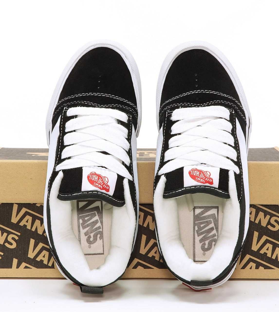 Кеды Vans Knu Skool Black White 35-44 Новинка Весны 2024! Топ