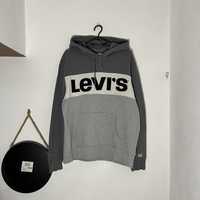 Bluza z kapturem Levis Levi’s hoodie spellout y2k vintage