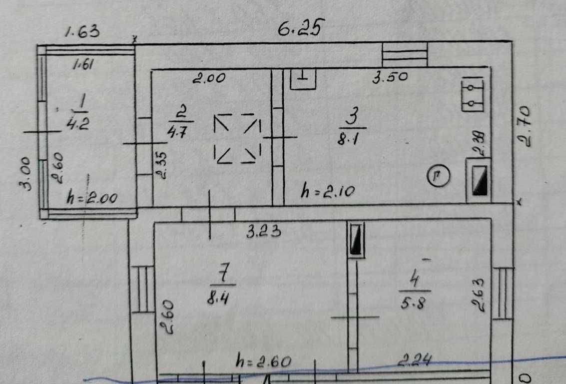 Продажа частини будинку в р-ні Пастерівська - Маломужа