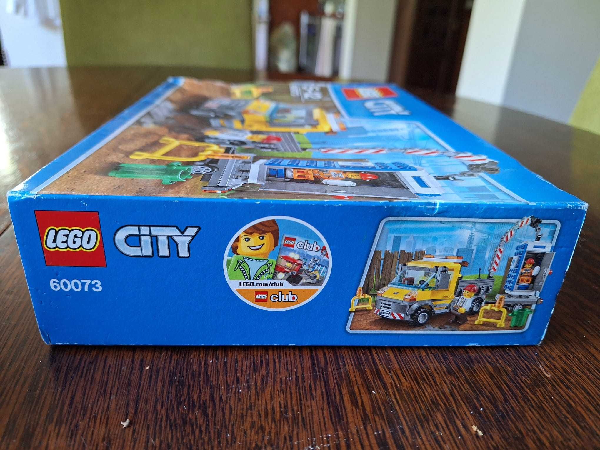 UNIKAT! Lego City 60073 Wóz techniczny Toi-Toi, 5-12 NOWE opak. wgniec