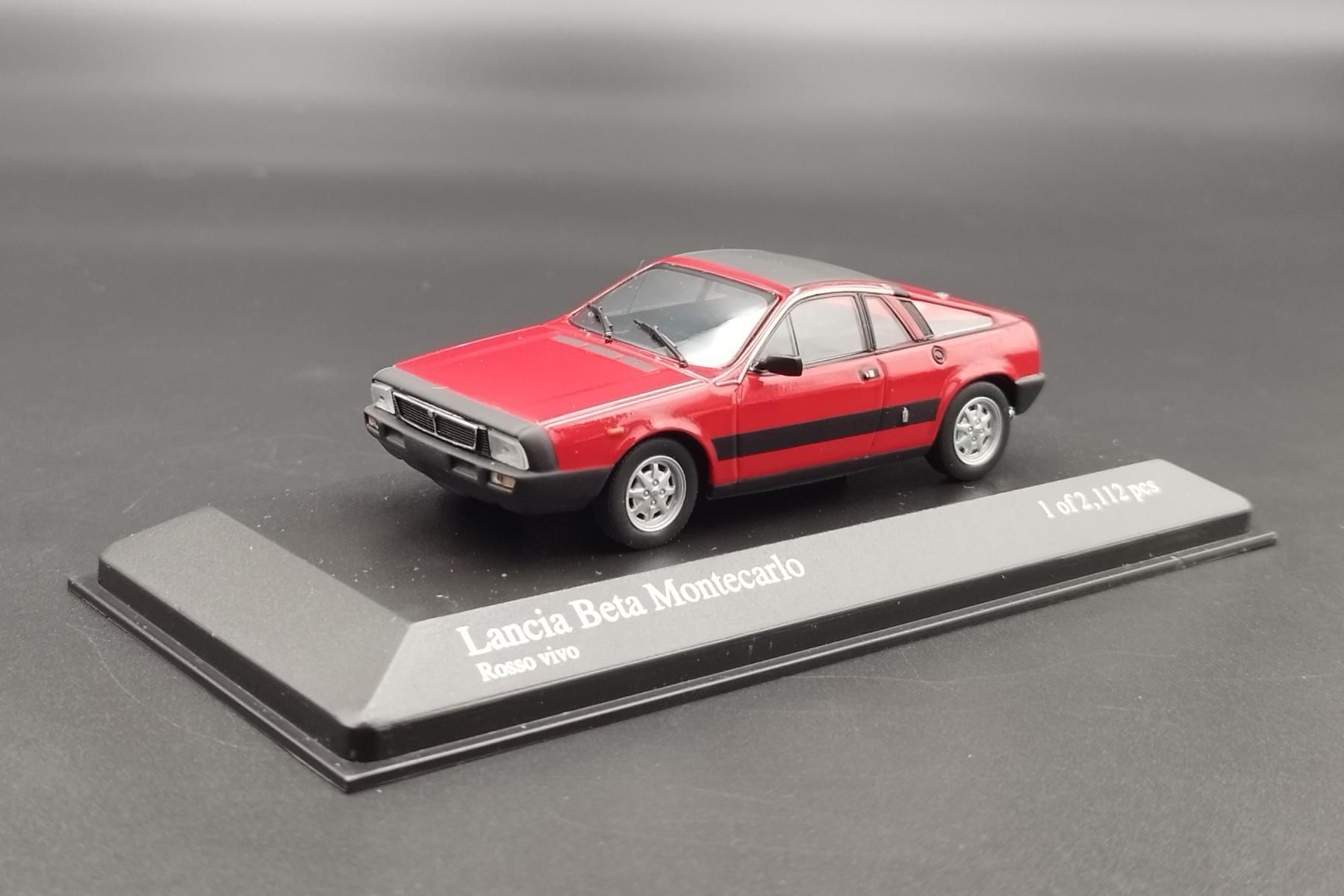 1:43 Lancia Beta Monte Carlo Coupe Red Minichamps