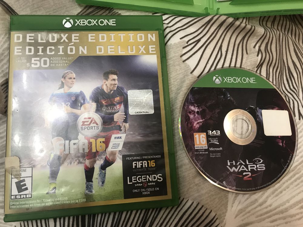 Xbox one игры gears of war, dragonball fighterz, halo, fifa…