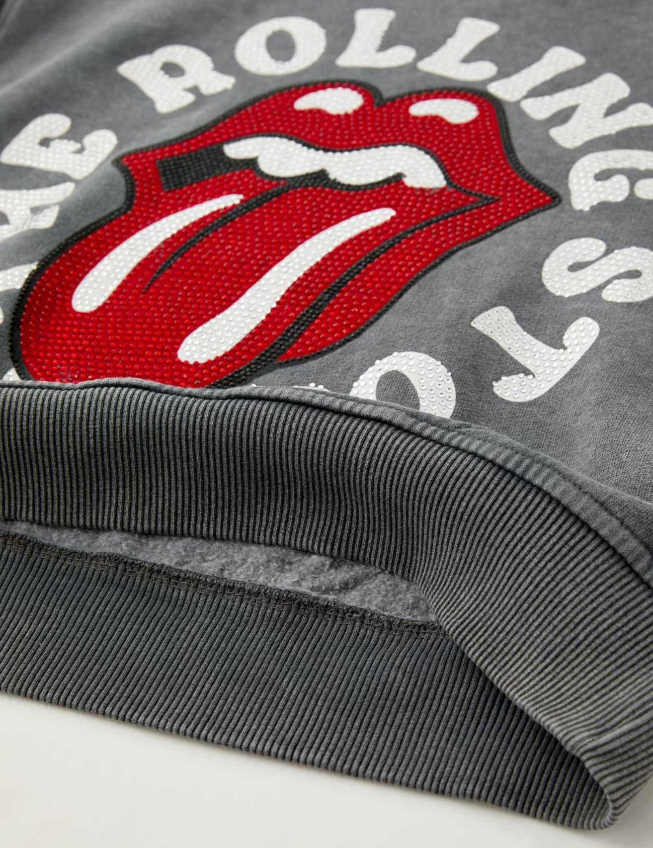 Zara bluza Rolling Stones błyszczące dżety 11 12 lat 152 158