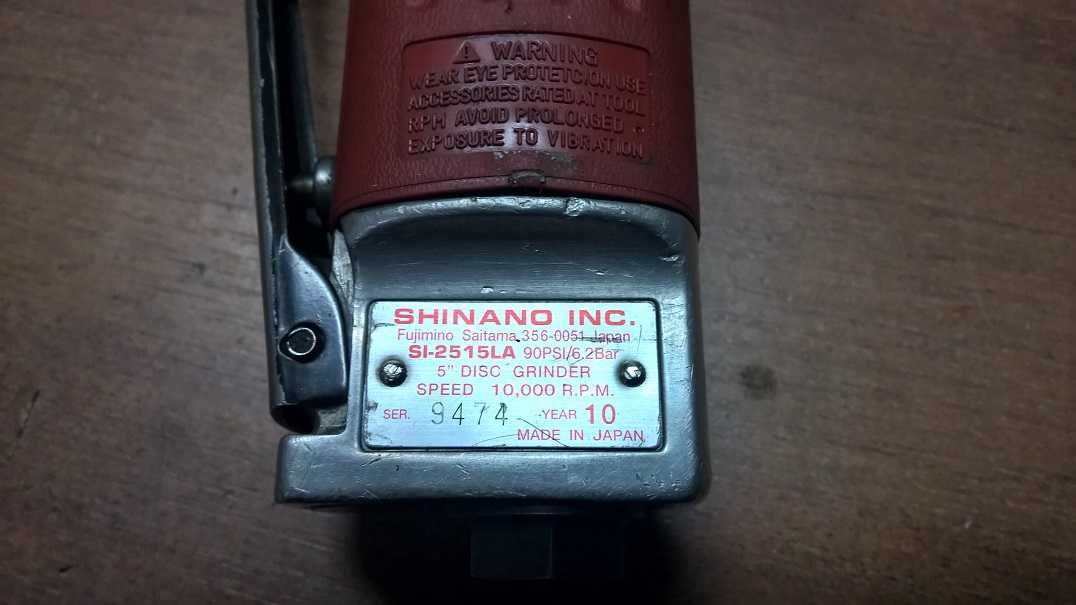 Szlifierka pneumatyczna kątowa SHINANO SI2515LA
