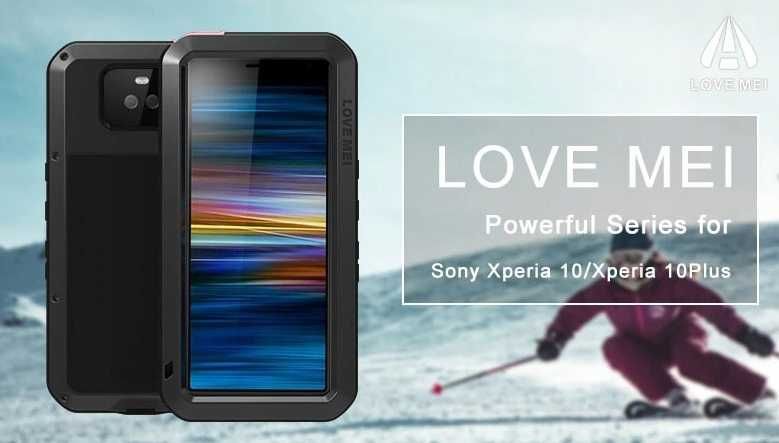 Pancerne Etui Love Mei Do Sony Xperia 10 Metalowa Obudowa Case