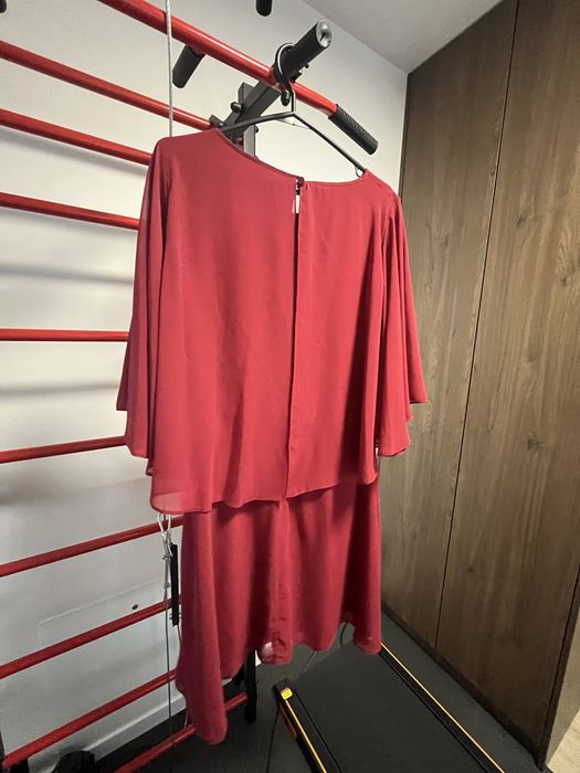 Sukienka Asos rozm. 42 bordowa