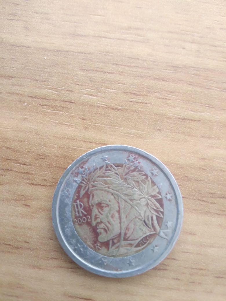 Moeda 2 euros 2002 italiana