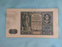 Banknot 50 Zlotych 1941 seria D (w bardzo dobry stan, jak na fotki)