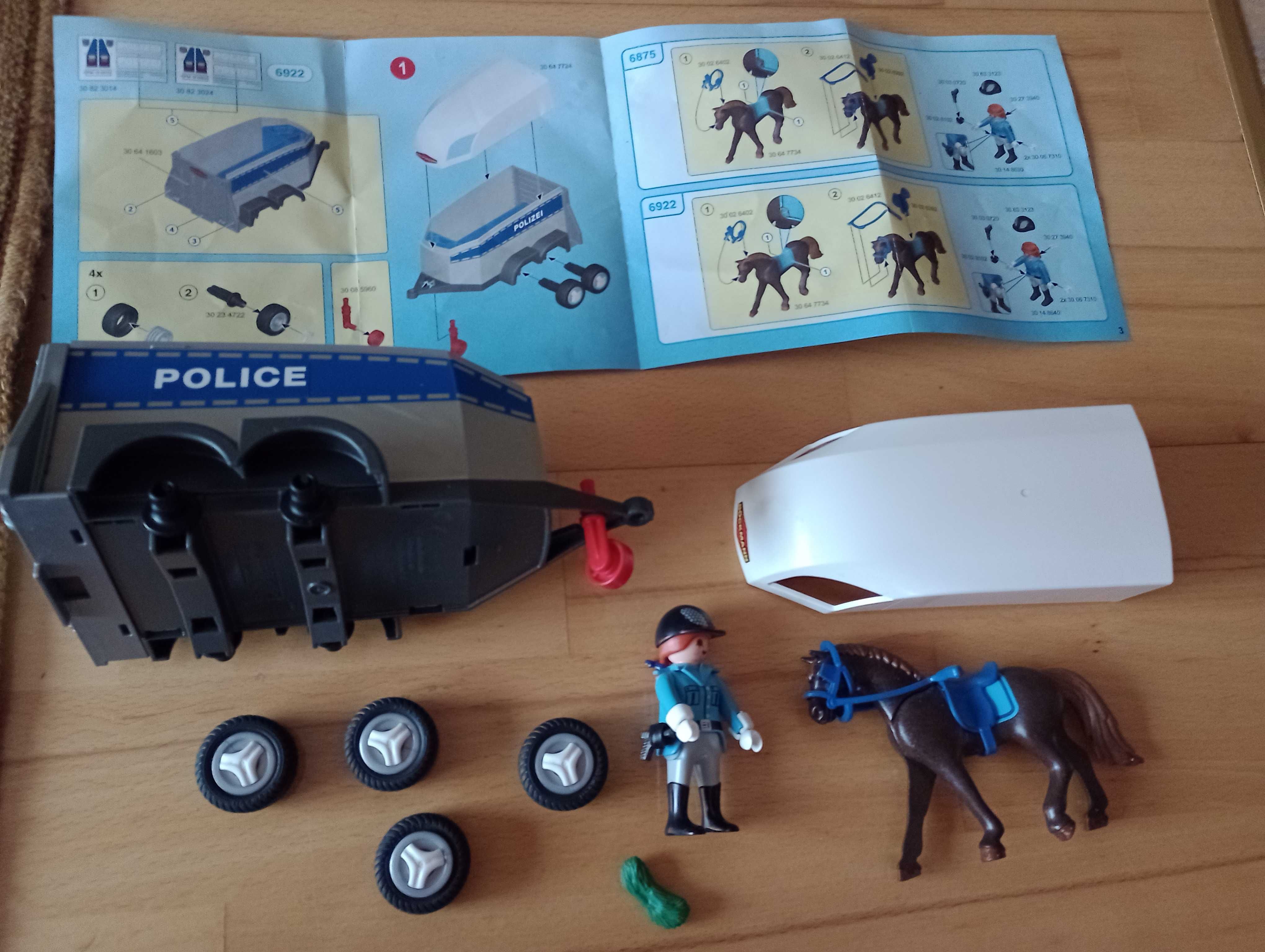 Sprzedam Playmobil policja z koniem 6922